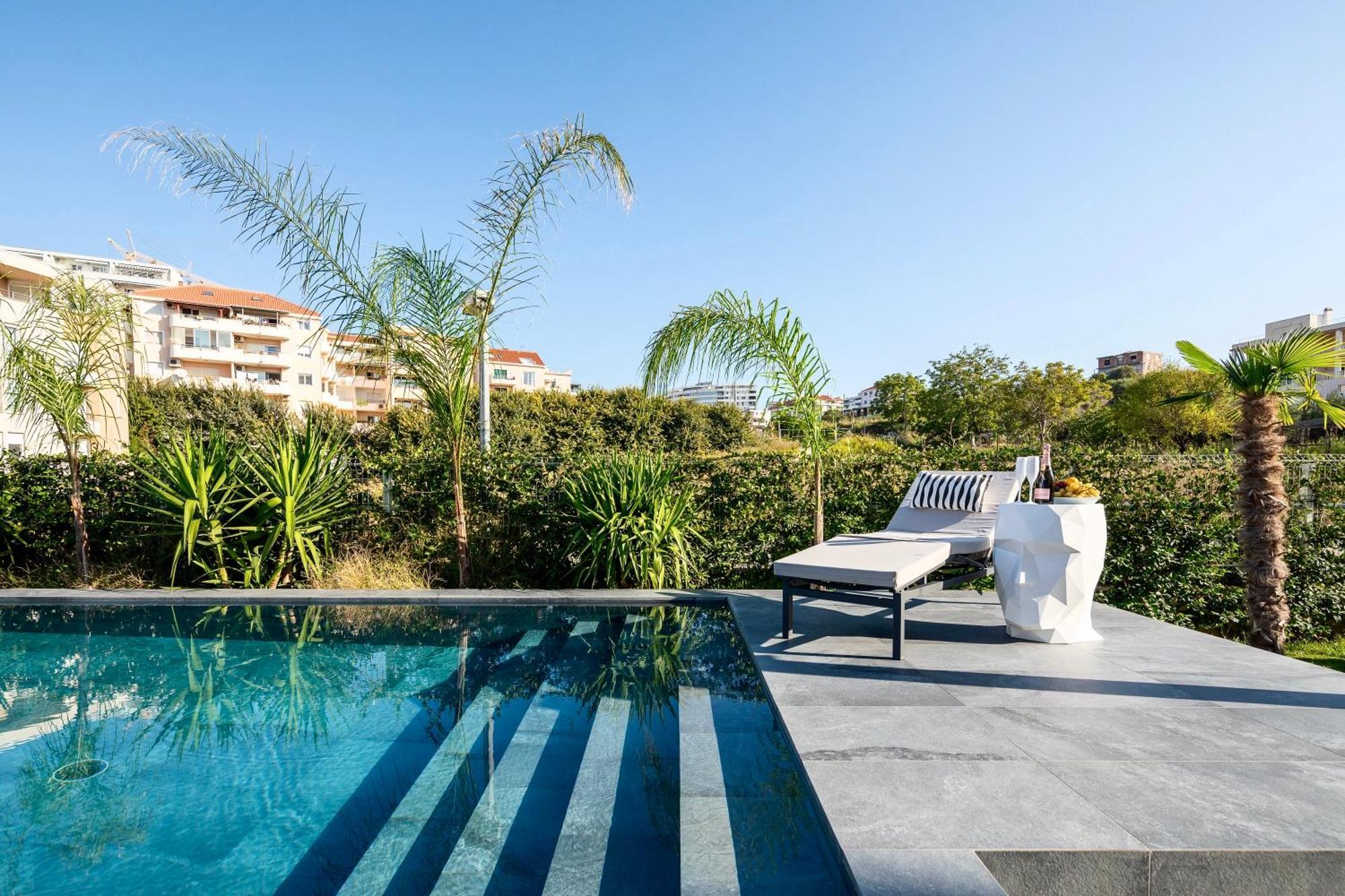 New Luxury Apartment With Private Heated Pool And Amazing Terrace With Seaview Split Eksteriør bilde