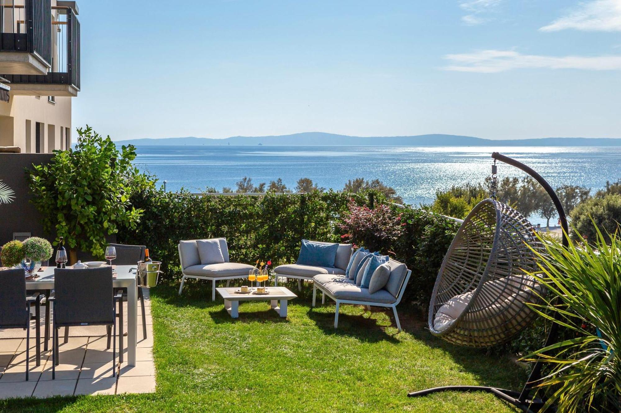 New Luxury Apartment With Private Heated Pool And Amazing Terrace With Seaview Split Eksteriør bilde